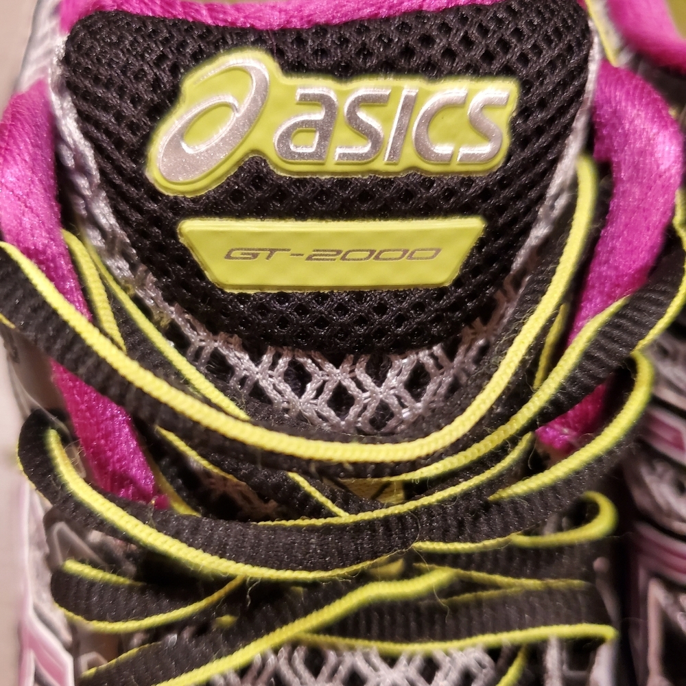 ASICS GT-2000 Women's Athletic Shoes - Gray, Pink, and Black - Picture 9 of 10